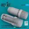 RESKIT RSU72-0299 F‑15 Eagle/Strike Eagle (A, B, C, D, E early, J) F100-PW-220 open exhaust nozzles for Revell kit (3D Printed) (1/72)
